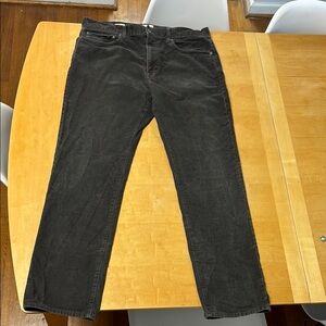 J. Crew Black Corduroy Pants Classic Style